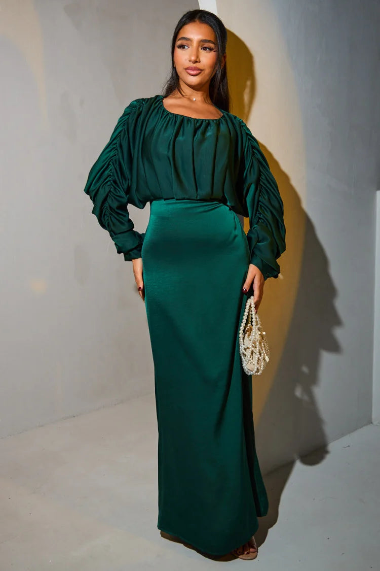 ALIA DRESS GREEN Hanora Fashion ALIA DRESS GREEN Hanora Fashion