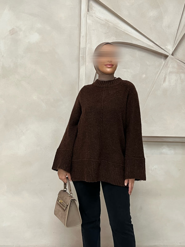 ELMA SWEATER BROWN