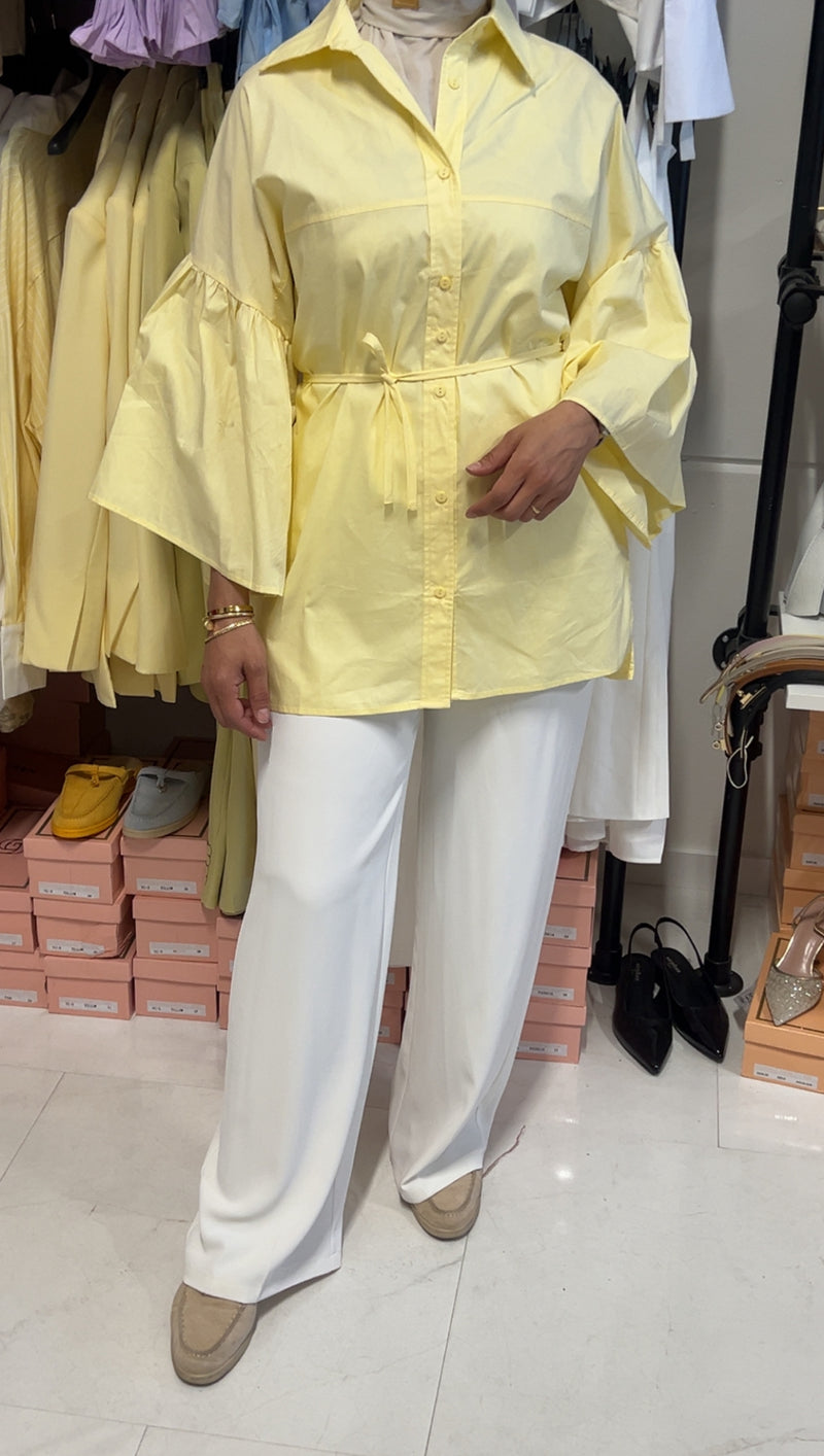 ELLA BLOUSE BUTTER YELLOW