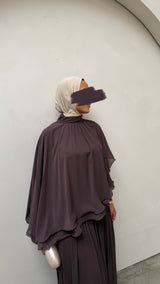 NOLIA PONCHO AUBERGINE