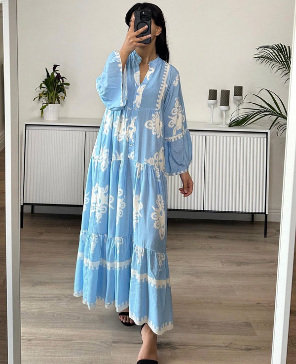 DANIC DRESS LIGHT BLUE