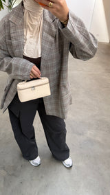 BOYFRIEND OVERSIZED BLAZER TAUPE