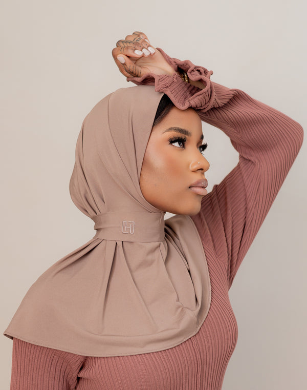 Instant Scarf Ash Brown
