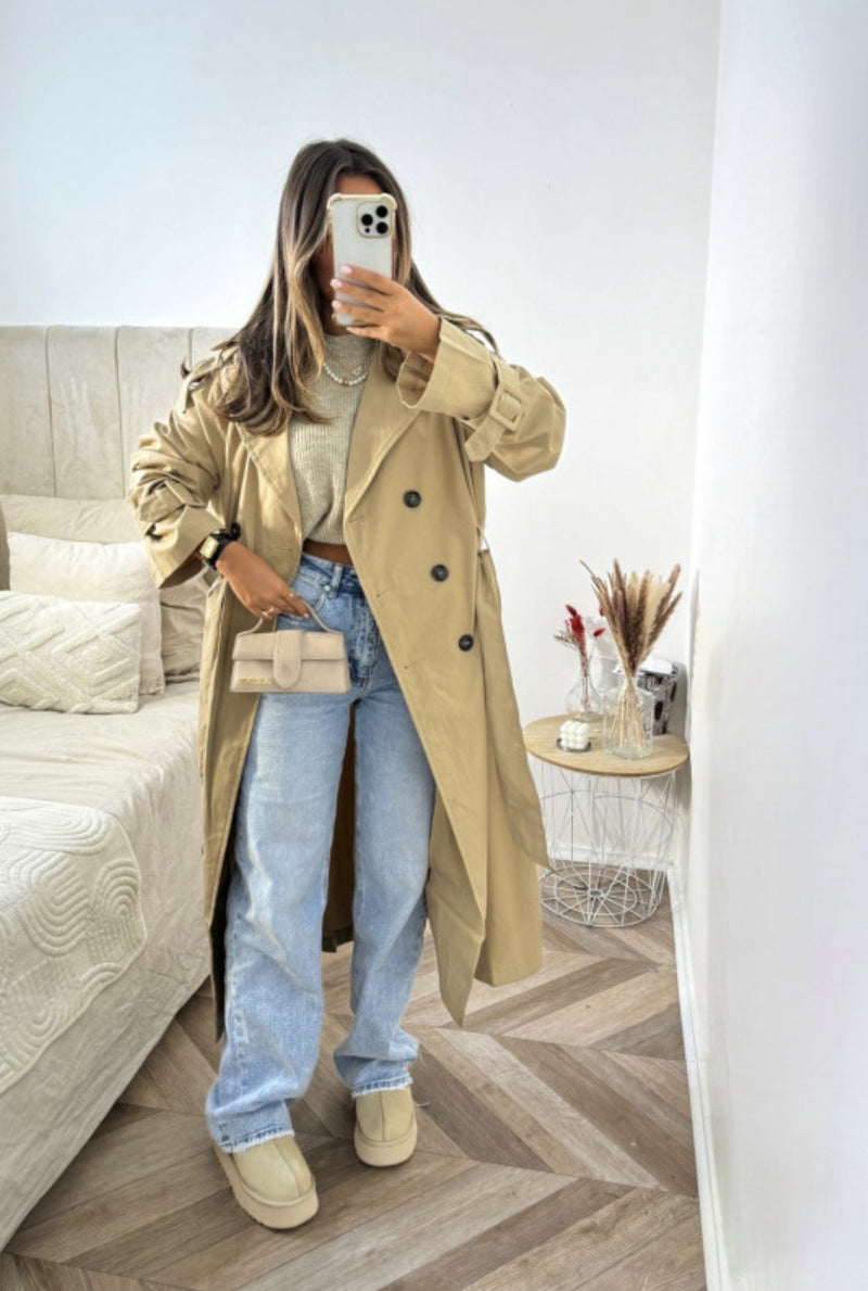 ÉNORA TRENCHCOAT CAMEL