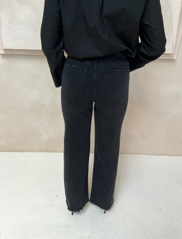 CLARA QUEEN HEARTS JEANS BLACK