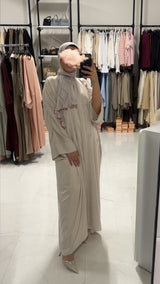 ABAYA KIM BEIGE (JD327)