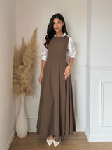 Eline dress brown