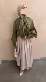 LEO BLOUSE OLIVE