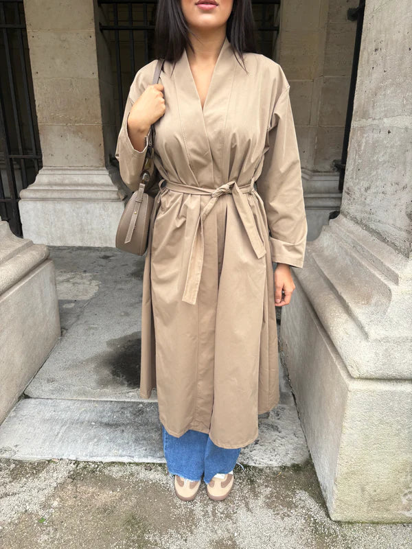 BAISC TRENCHCOAT CAMEL