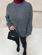 ELMA SWEATER GRAY/BLACK