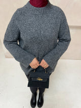 ELMA SWEATER GRAY/BLACK