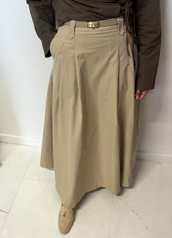 DELINA SKIRT BEIGE