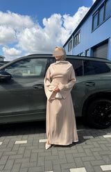 Timeless Satin Bridesmaid Dress Beige
