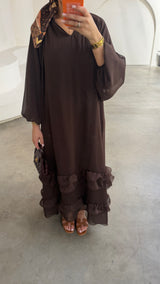 MIRANDA DRESS CHOCO