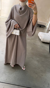 Daya abaya taupe