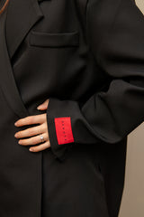 HANORA SIGNATURE BLAZER- MIDNIGHT BLACK