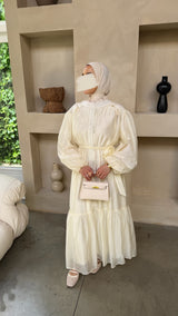 KELIA DRESS ECRU