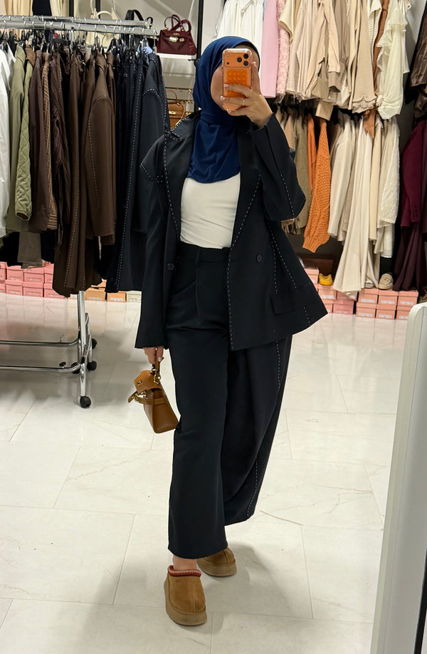 ZARA PREMIUM PANTALON NAVY BLUE