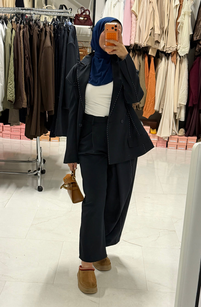 ZARA PREMIUM PANTALON NAVY BLUE