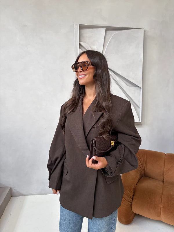 OVERSIZED BLAZER EVA BROWN