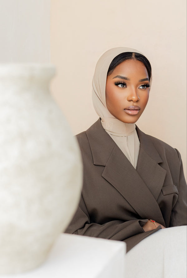Instant Scarf Dessert Beige