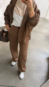 ESSENTIAL OVERSIZED PANTS- CAMEL