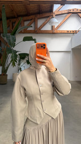 EZIA BLAZER TAUPE