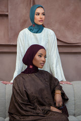 EVA OVERSIZED ABAYA ECRU
