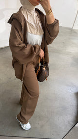 ESSENTIAL OVERSIZED PANTS- CAMEL