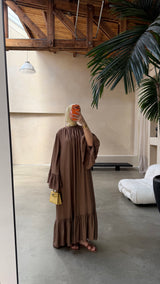 JESSY DRESS BROWN