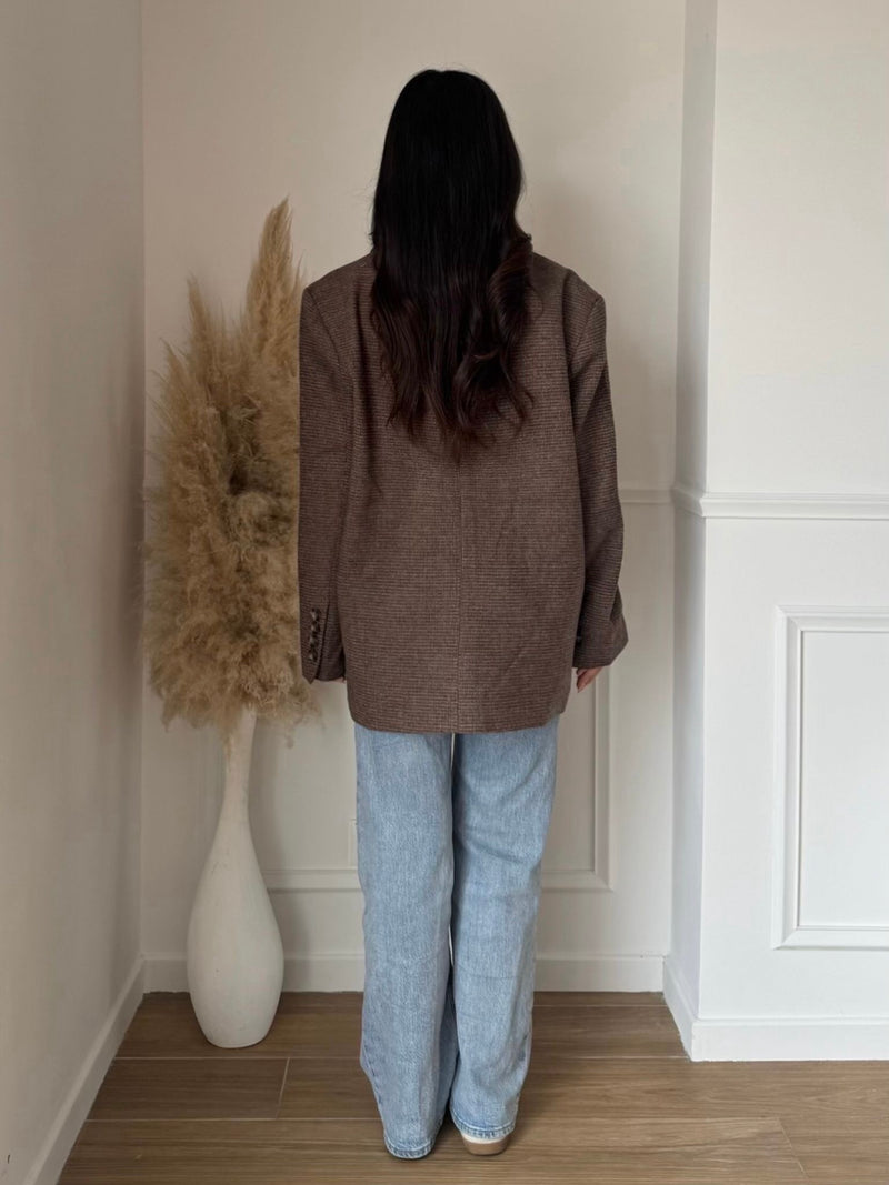 BERRY BLAZER BROWN