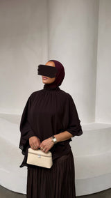 NOLIA PONCHO CHOCO