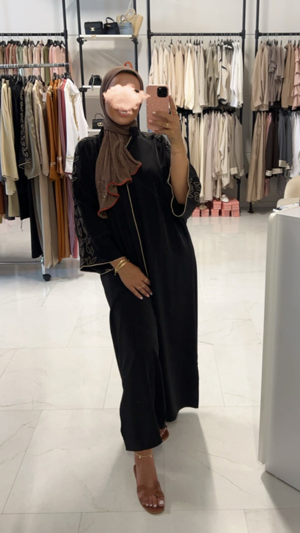 ARIA OVERSIZED ABAYA BLACK