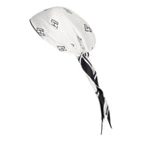 ANTI-SLIP SATIN SHAWL -BLACK/WHITE