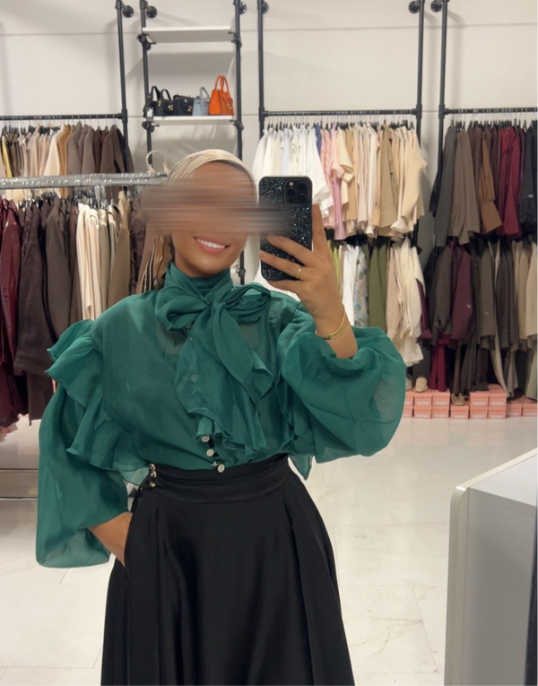 GIGI BLOUSE GREEN