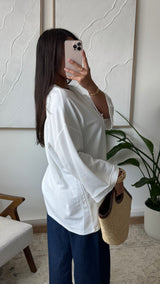 OVERSIZED SHIRT WHITE