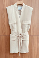 AMALIA GILET BEIGE