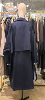 KARA EXTRA OVERSIZED TRENCHCOAT BLUE