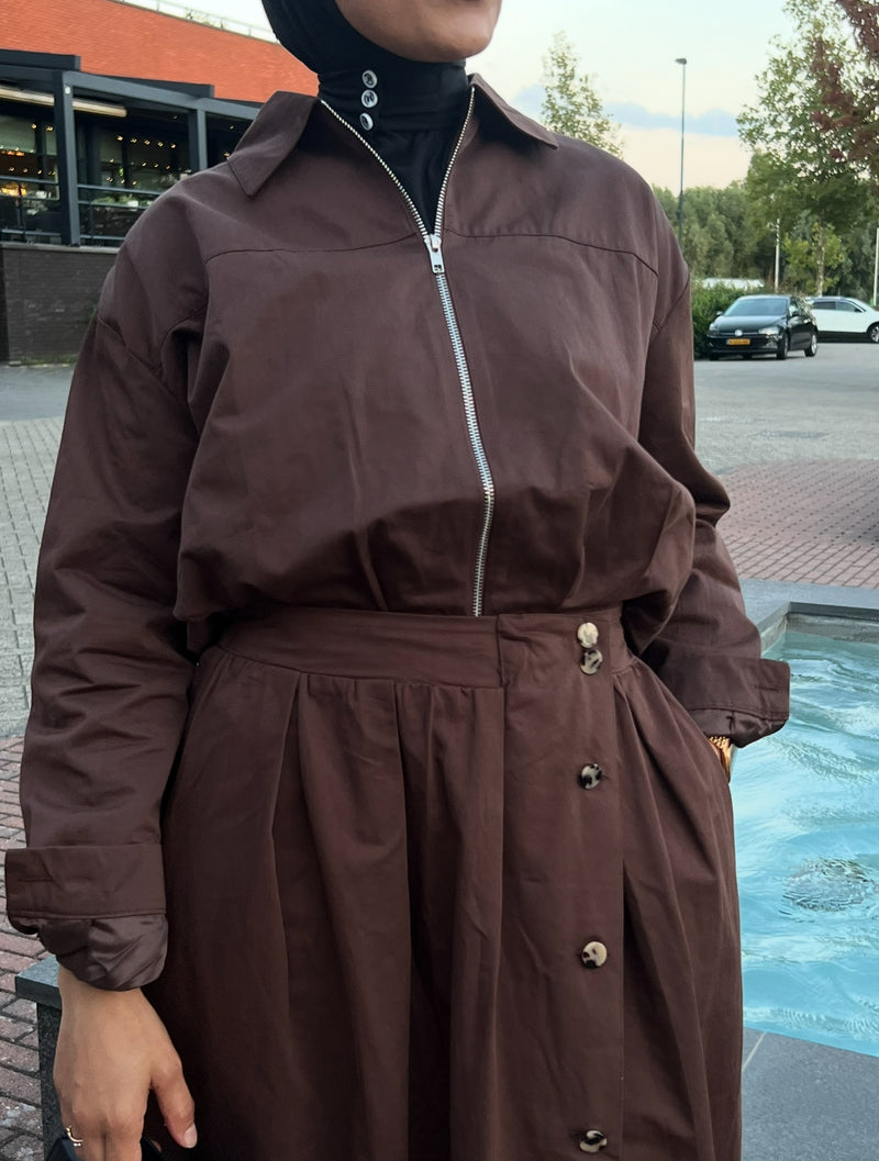 CAMILLE TWO PIECE BROWN