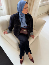 JEANS VEST DARK BLUE