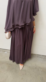 NOLIA SKIRT AUBERGINE