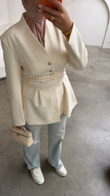 ELSA BLAZER ECRU