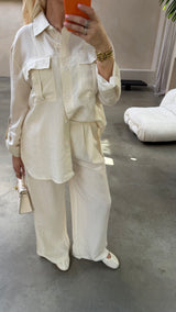 FARAH TWO PIECE LIGHT BEIGE
