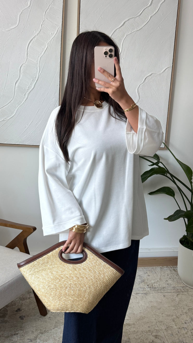 OVERSIZED SHIRT WHITE