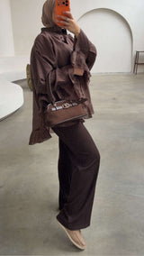 LONG TUNIC BROWN
