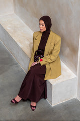 HANORA SIGNATURE BLAZER- SAFFRON