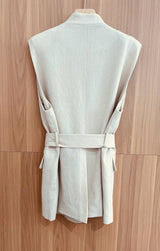 AMALIA GILET BEIGE