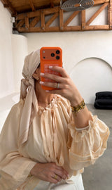 AVA BLOUSE APRICOT