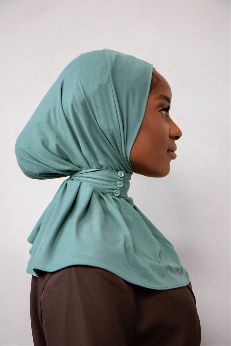 BREATHABLE HIJAB LAGOON GREEN