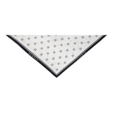 ANTI-SLIP SATIN SHAWL -BLACK/WHITE